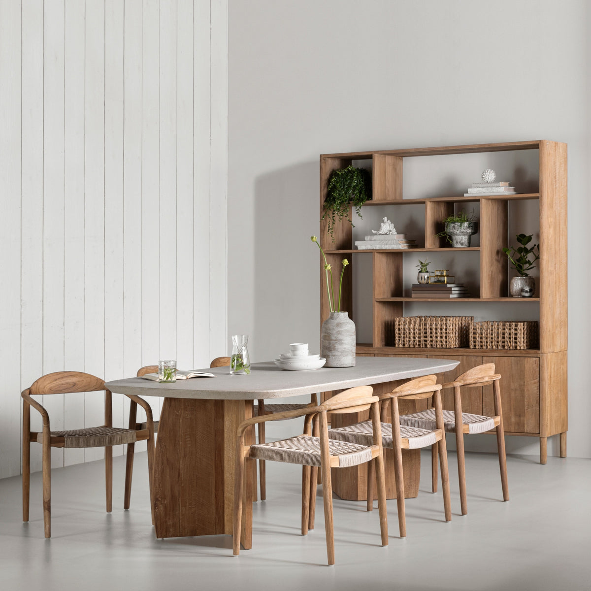 DTP Home Mesa de comedor Nova Travertino 220cm