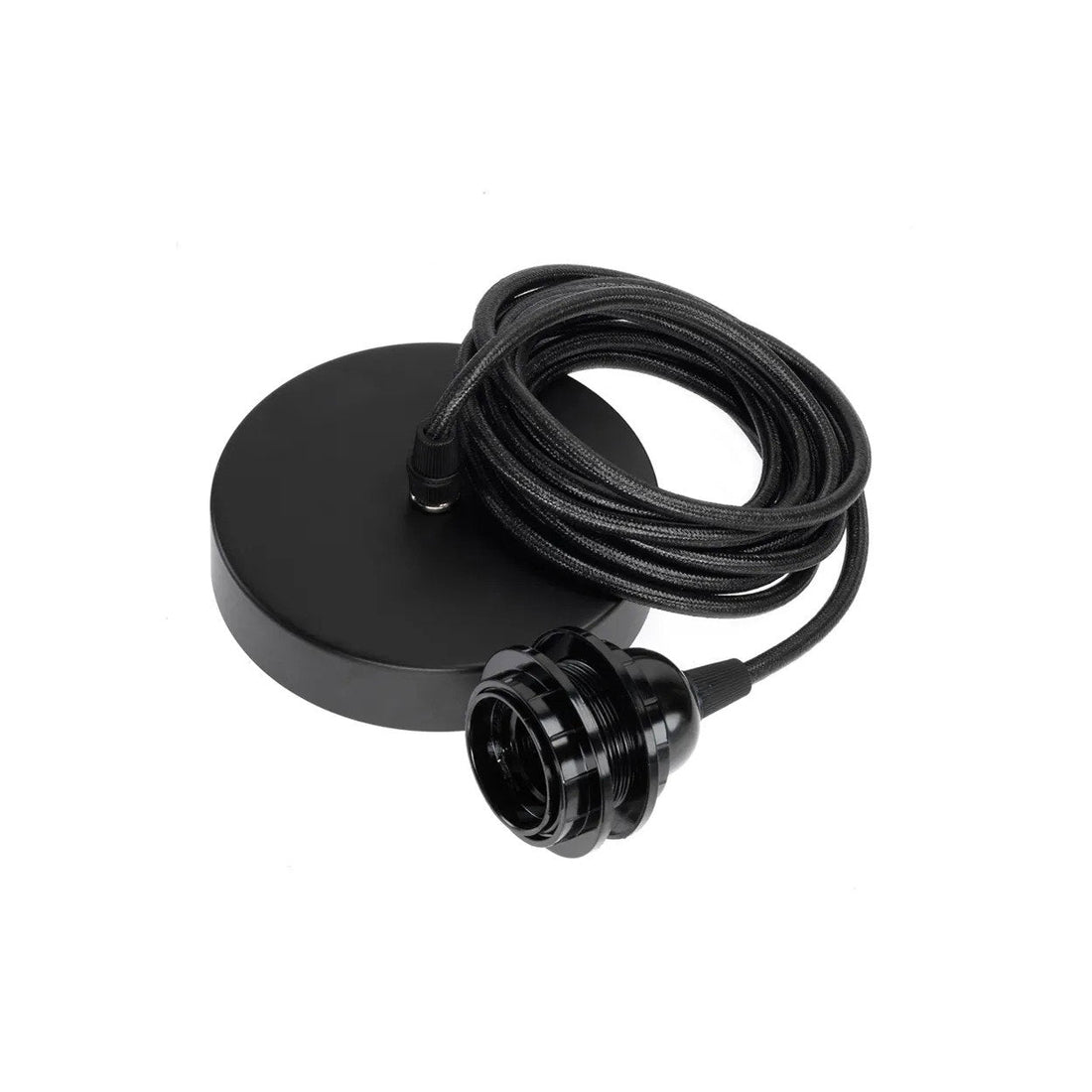 Lámpara de techo con 1 casquillo Negro Bazar Bizar