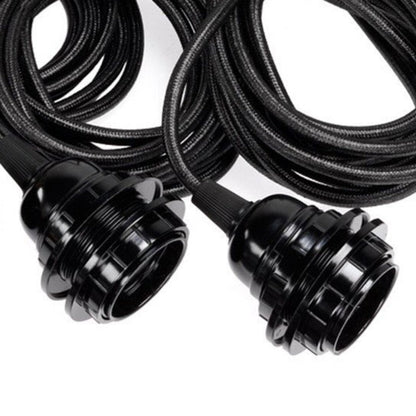 Lámpara de techo con 3 portalámparas Negro Bazar Bizar