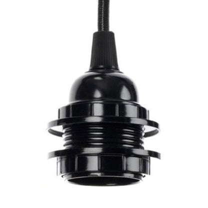 Casquillo de lámpara negro 250 cm Bazar Bizar