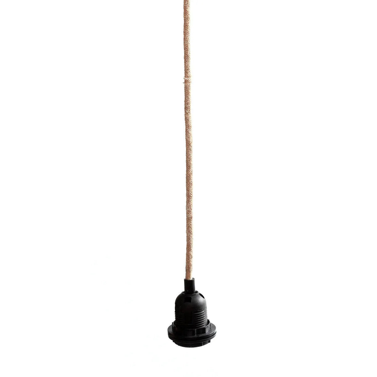 Lámpara de techo con 1 casquillo Negro Natural Bazar Bizar