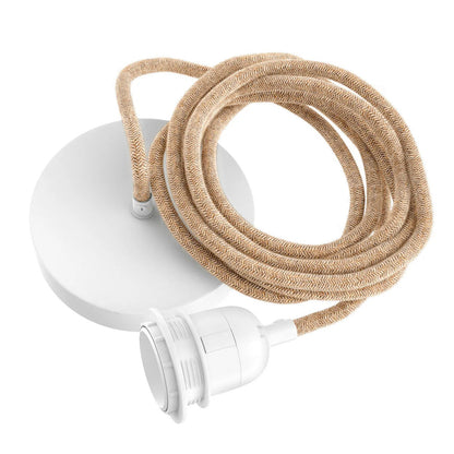 Lámpara de techo con 1 casquillo Blanco Natural