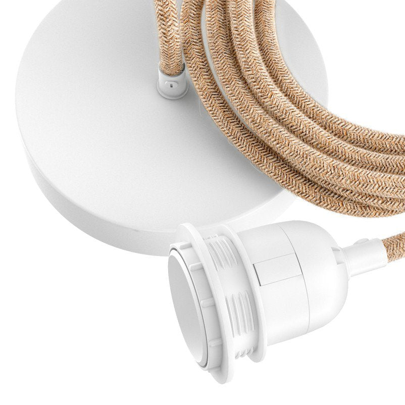 Lámpara de techo con 1 casquillo Blanco Natural