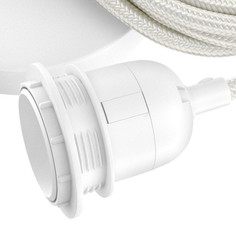 Lámpara de techo con 1 casquillo Blanco Bazar Bizar