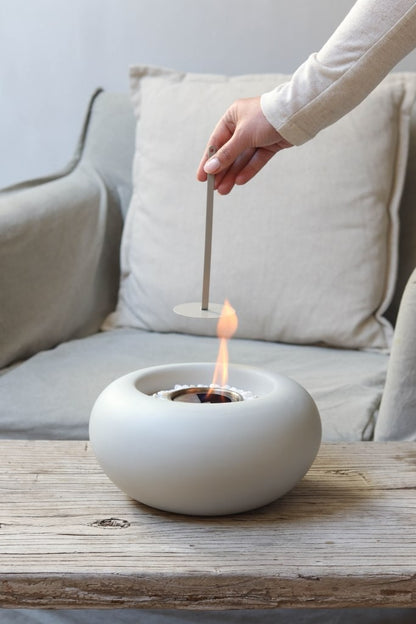 Fire Bowl Bio-ethanol Tafelhaard Keramiek Leeff 4