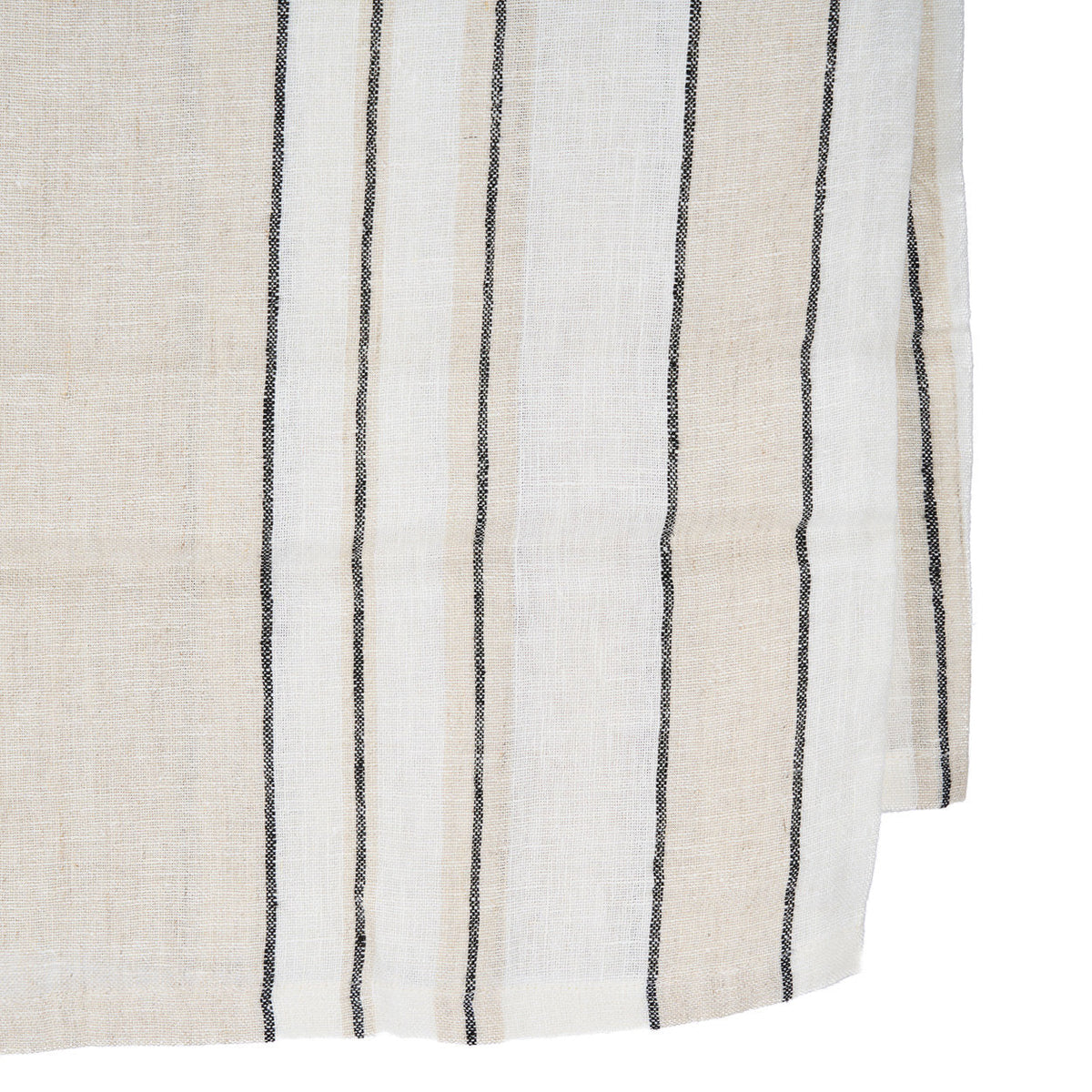 El mantel Provenza - Blanco y negro natural - 150x250