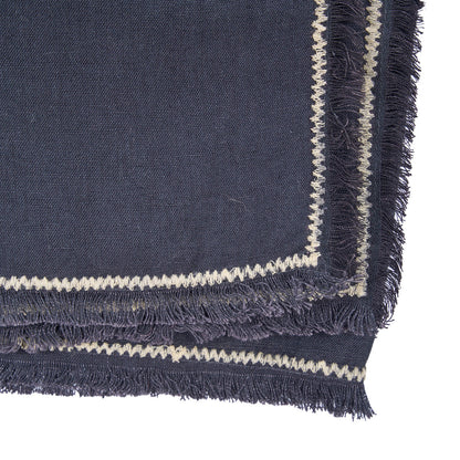 El mantel Tuscany - Negro Natural - 150x250