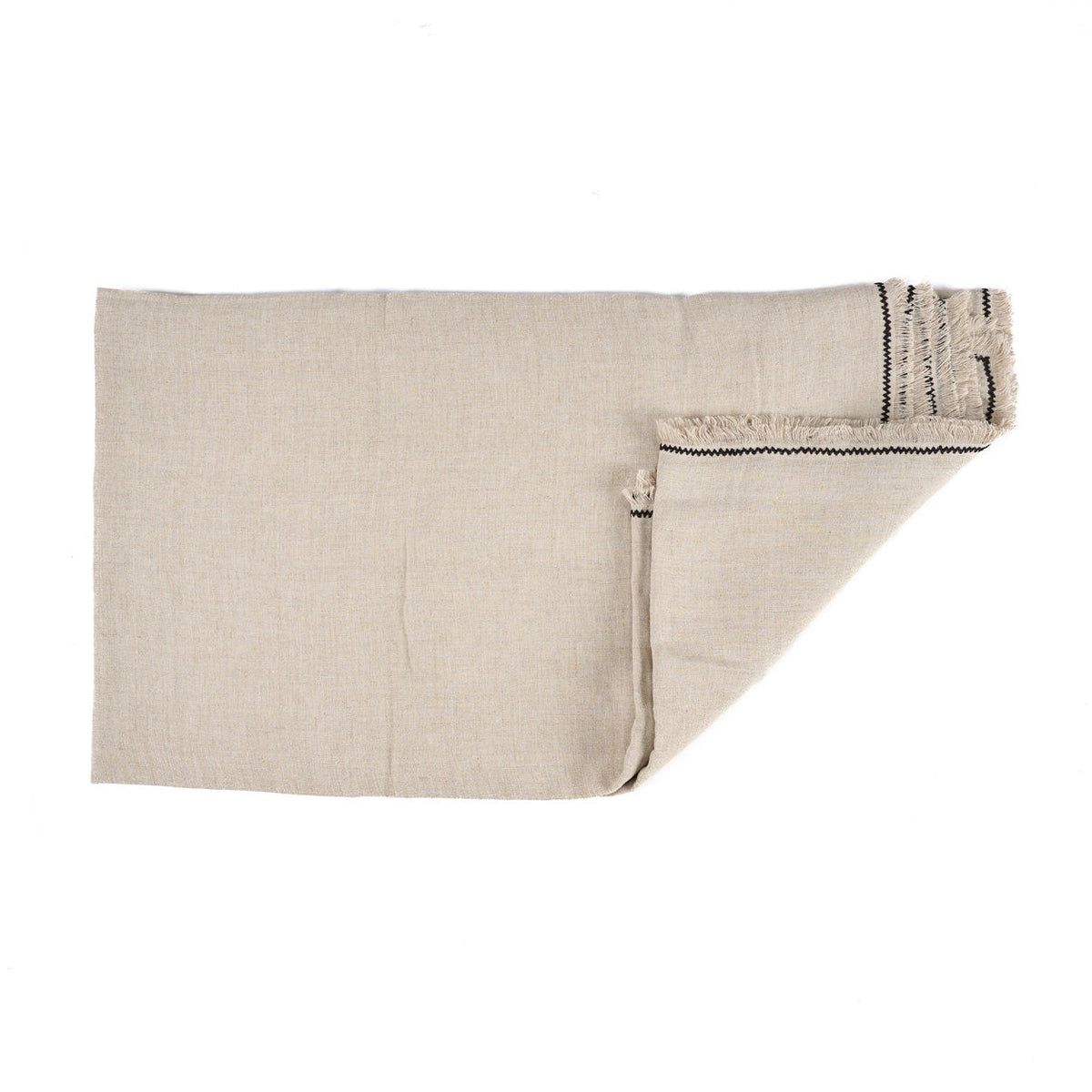 El mantel Tuscany Natural Negro 150x300 Bazar Bizar