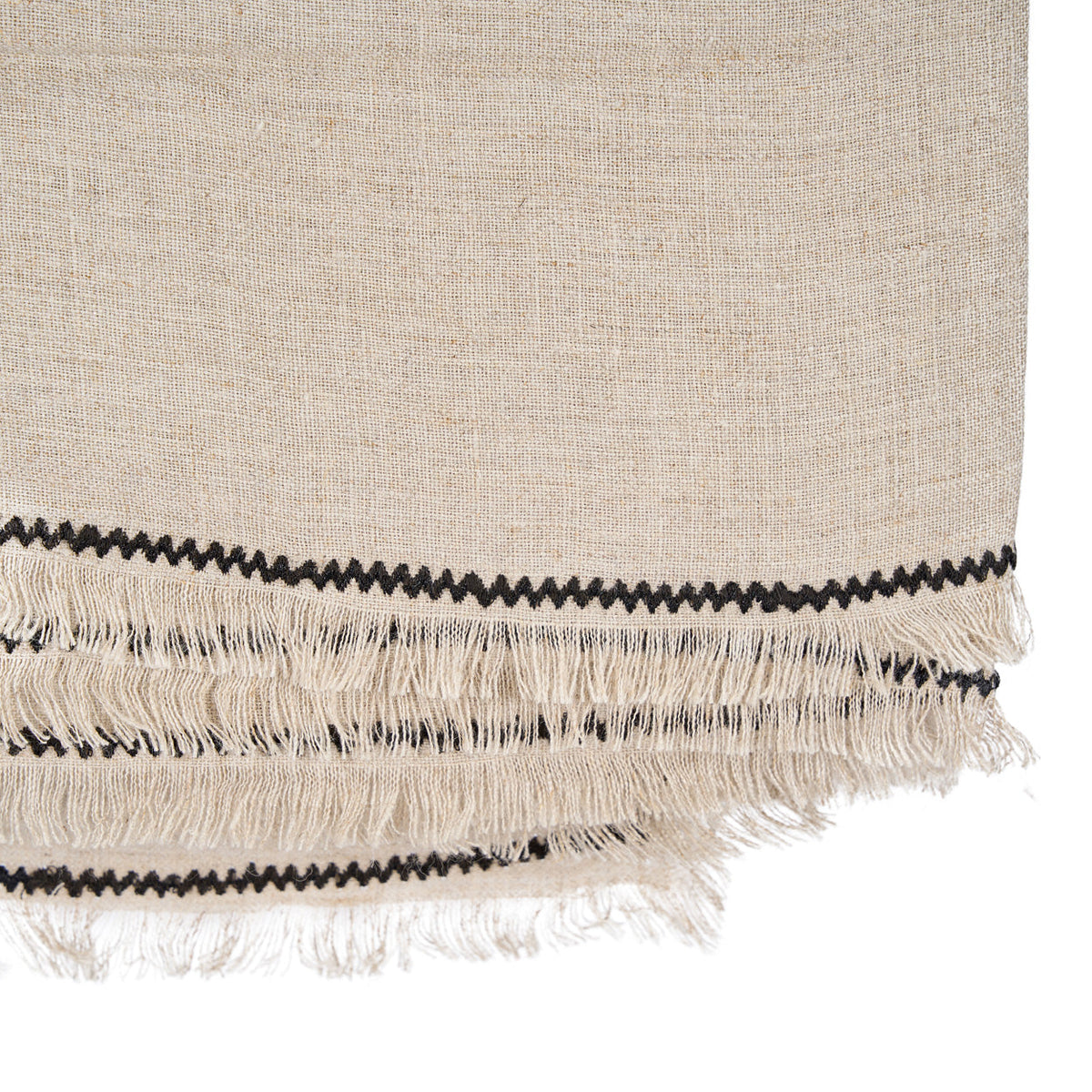 El mantel Tuscany Natural Negro 150x300 Bazar Bizar