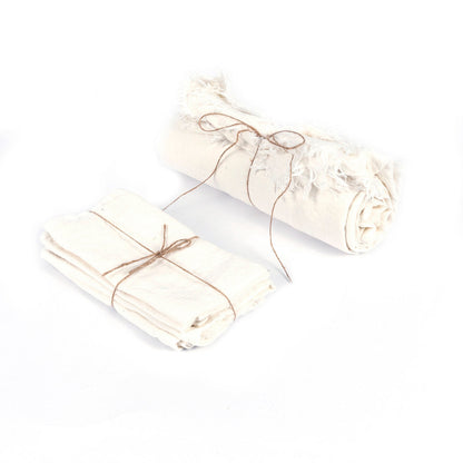 El mantel de lino - Blanco - 150x200 Bazar Bizar
