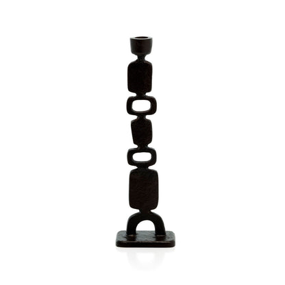 El candelabro Totemo negro grande Bazar Bizar