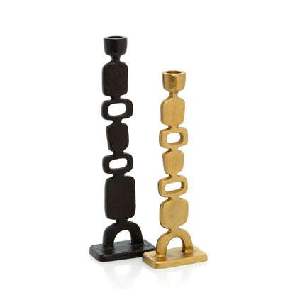 El candelabro Glowpad dorado mediano Bazar Bizar