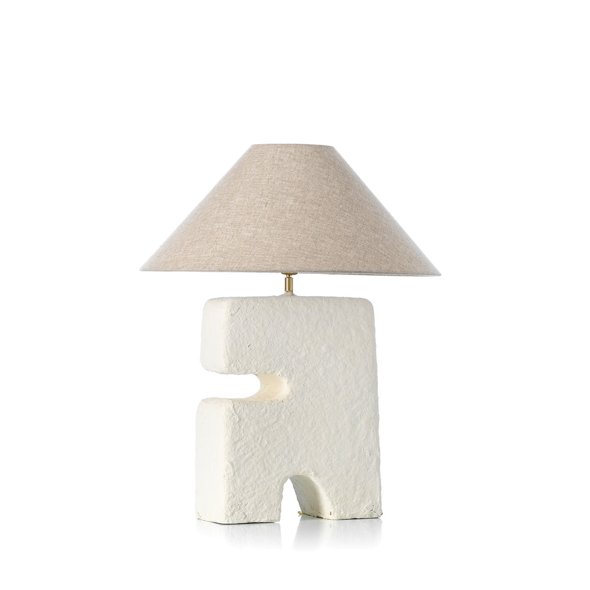 Lámpara de mesa De L’Objet Blanca Large Bazar Bizar