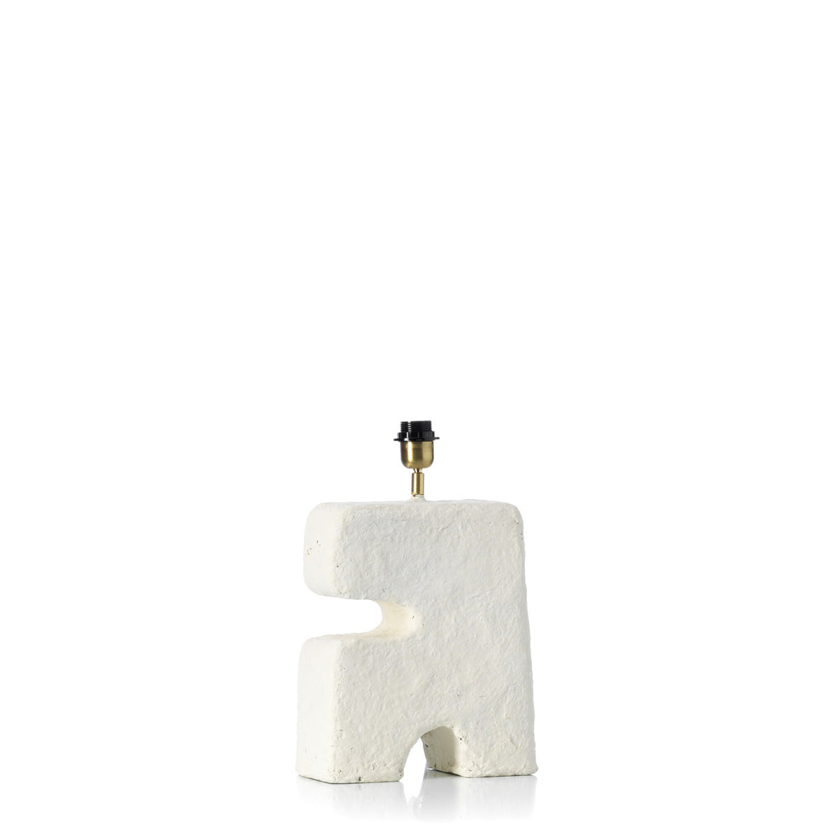 Lámpara de mesa L’Objet blanca M Bazar Bizar