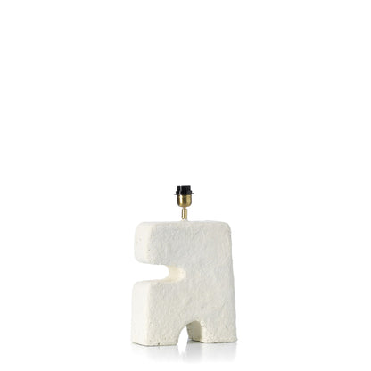 Lámpara de mesa L’Objet blanca M Bazar Bizar