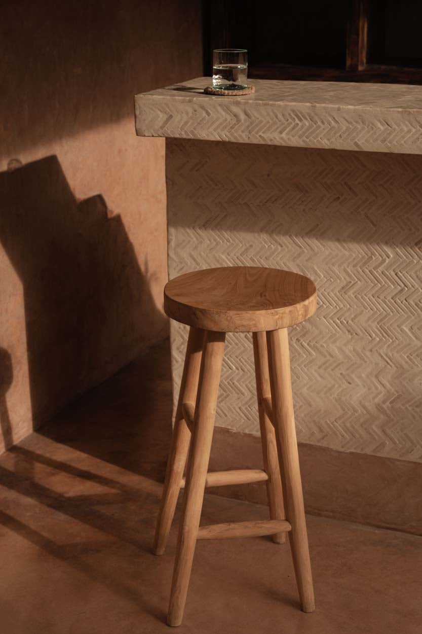 Taburete de bar Kedut - Naturel Bazar Bizar