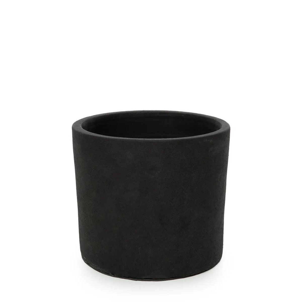 La maceta alta Charcoal negra pequeña Bazar Bizarro