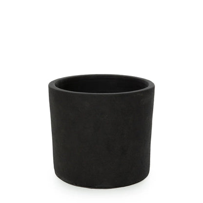 La maceta alta Charcoal negra pequeña Bazar Bizarro