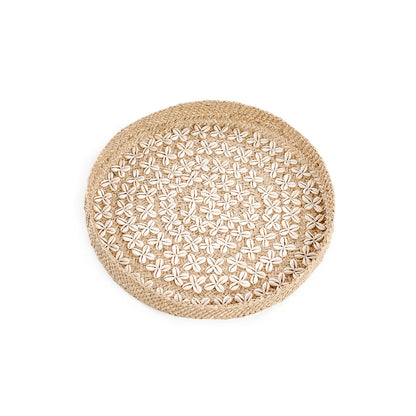 El plato Costa Shell - Blanco natural - M