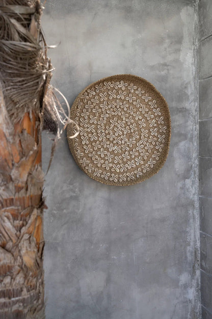 El plato Costa Shell - Blanco natural - M