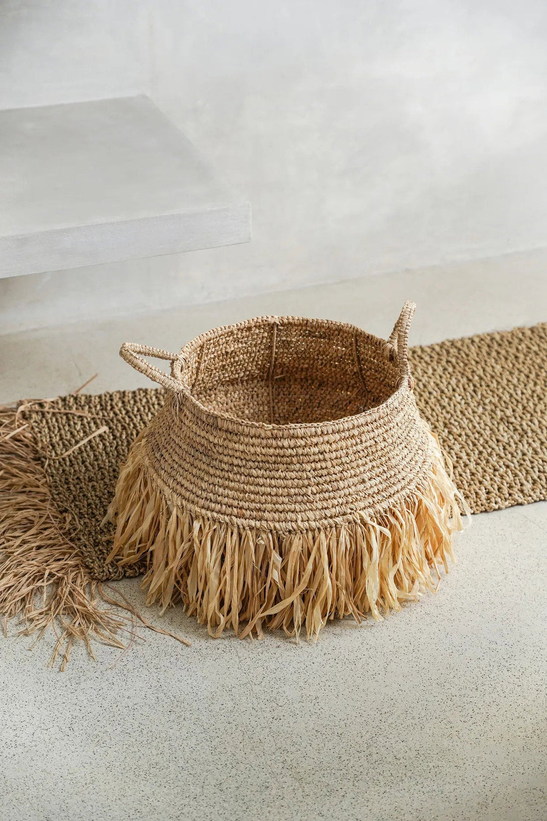La Cesta Deluxe de Rafia - Natural - L Bazar Bizar
