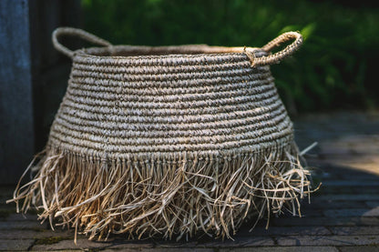 La Cesta Deluxe de Rafia - Natural - L