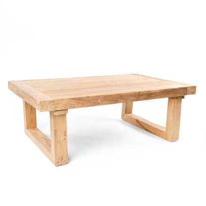 La mesa de centro de teca recuperada - Naturel Bazar Bizar