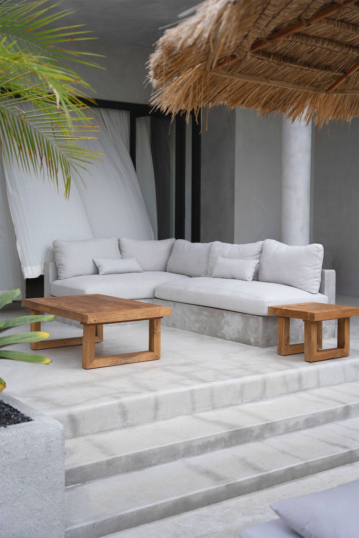 La mesa de centro de teca recuperada - Naturel Bazar Bizar