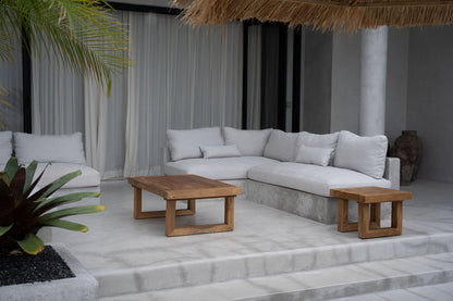 La mesa de centro de teca recuperada - Naturel Bazar Bizar