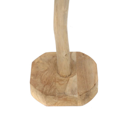 Perchero de madera de teca natural 160 cm Bazar Bizar