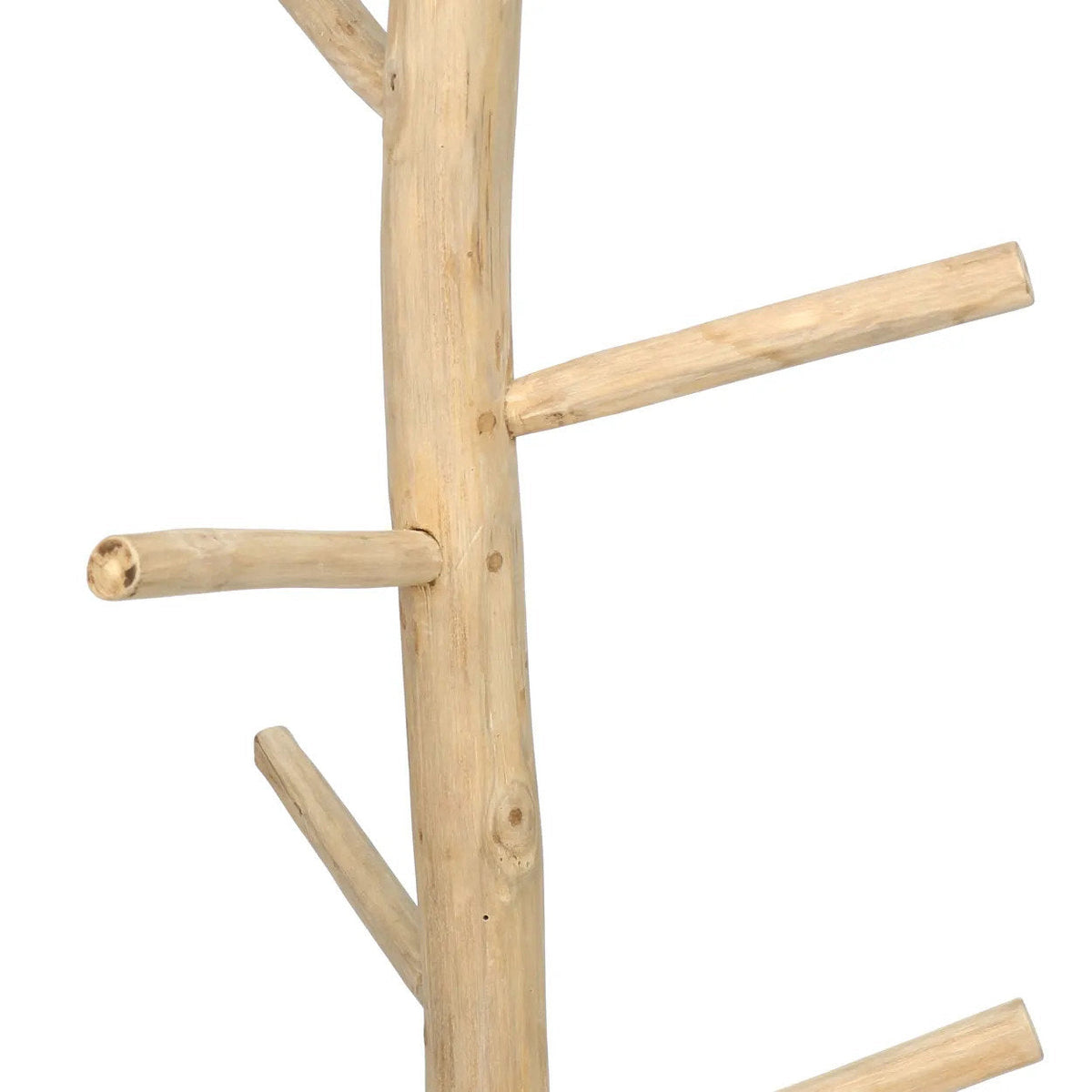 Perchero de madera de teca natural 160 cm Bazar Bizar