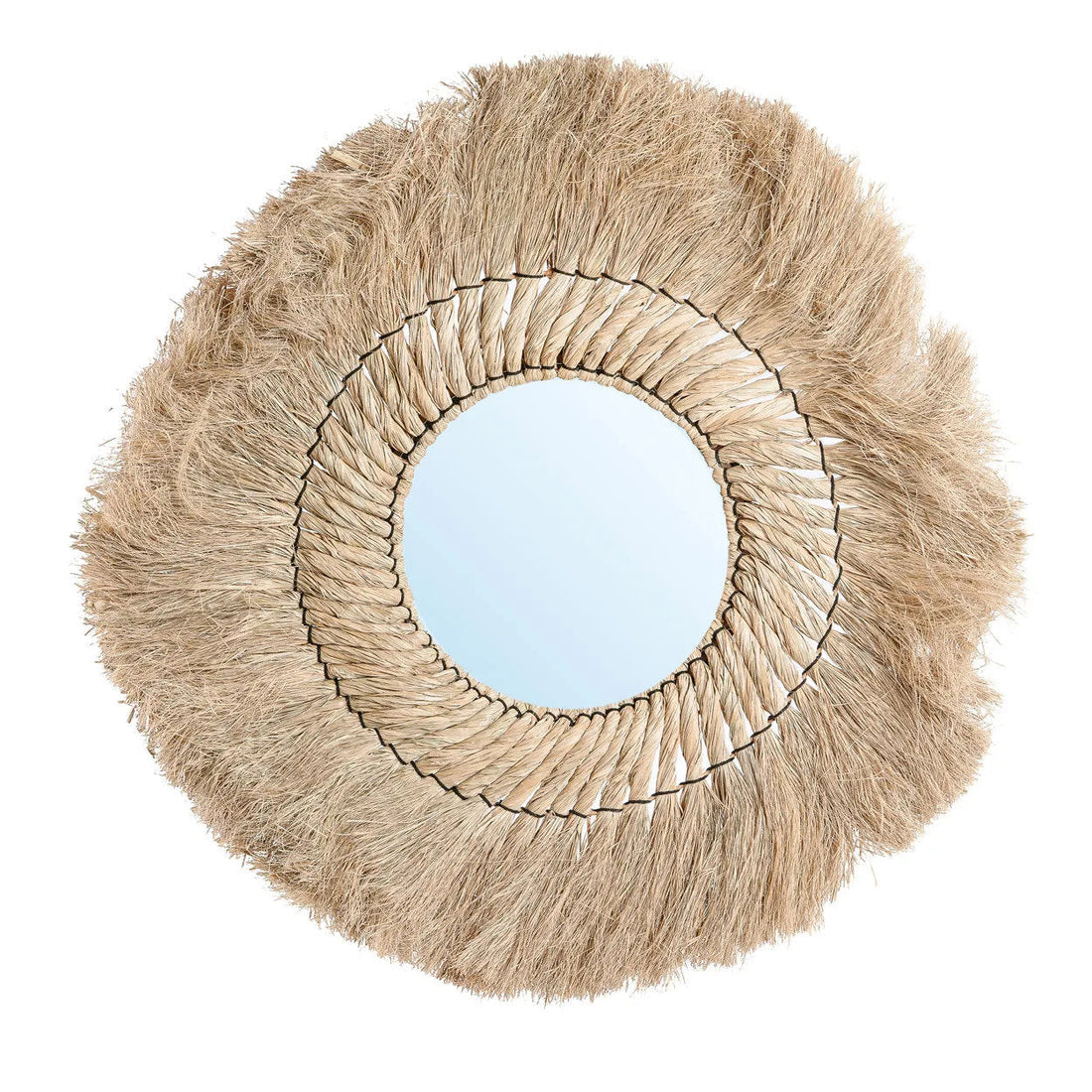 El espejo Pretty Blond - Natural - L 90x90cm Bazar Bizar