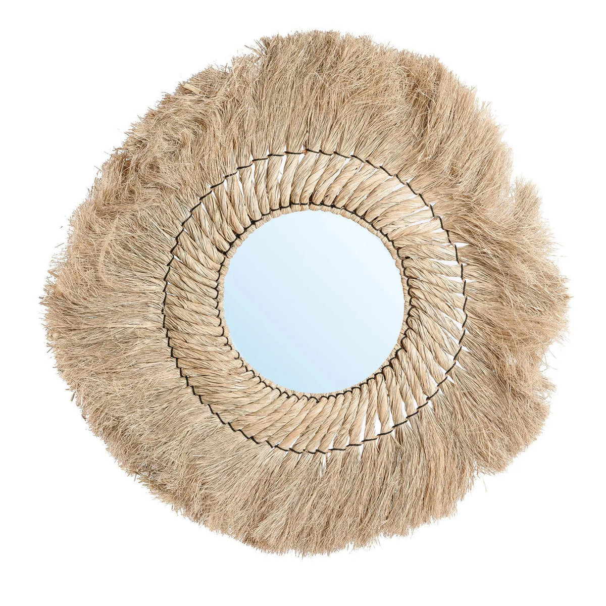 El espejo Pretty Blond - Natural - L 90x90cm Bazar Bizar