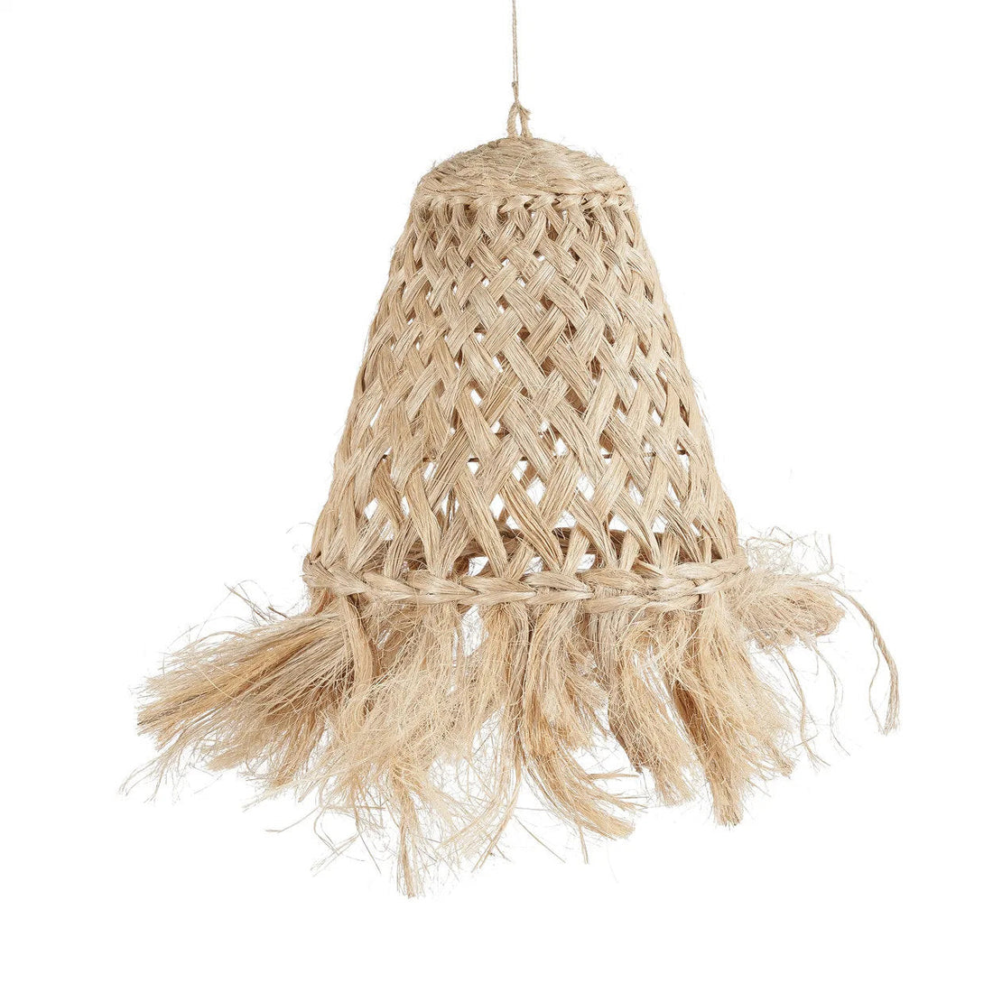 El colgante de medusa de Abaca Natural Pequeño Bazar Bizar