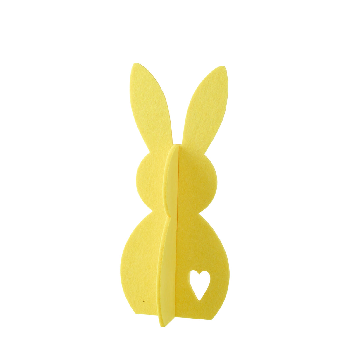 Decoración de Pascua Conejo Amarillo Set de Fieltro de 3 J-Line