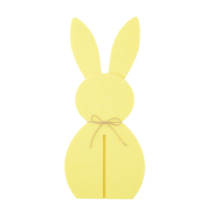 Decoración de Pascua Conejo Amarillo Set de Fieltro de 3 J-Line
