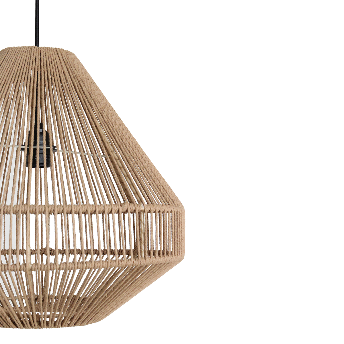Lámpara colgante Linea Diamond Natural Ø44x42cm Raw Materials