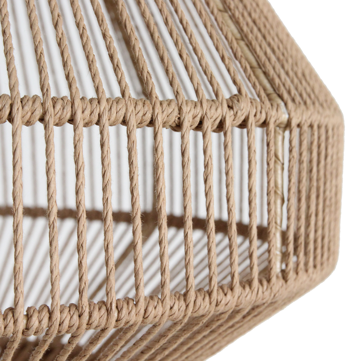 Lámpara colgante Linea Diamond Natural Ø44x42cm Raw Materials