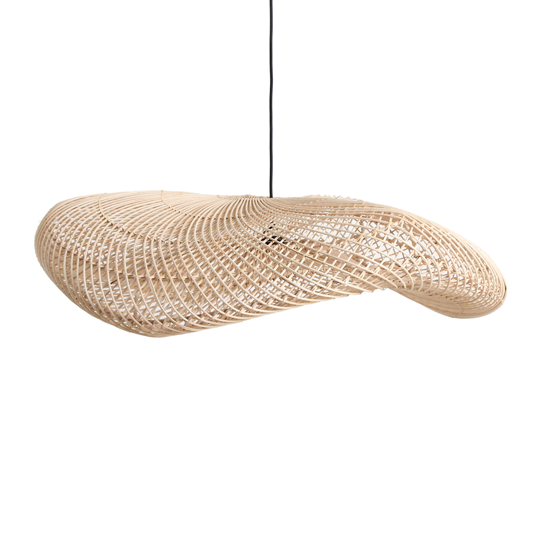 Lámpara colgante Wave Natural XL Raw Materials