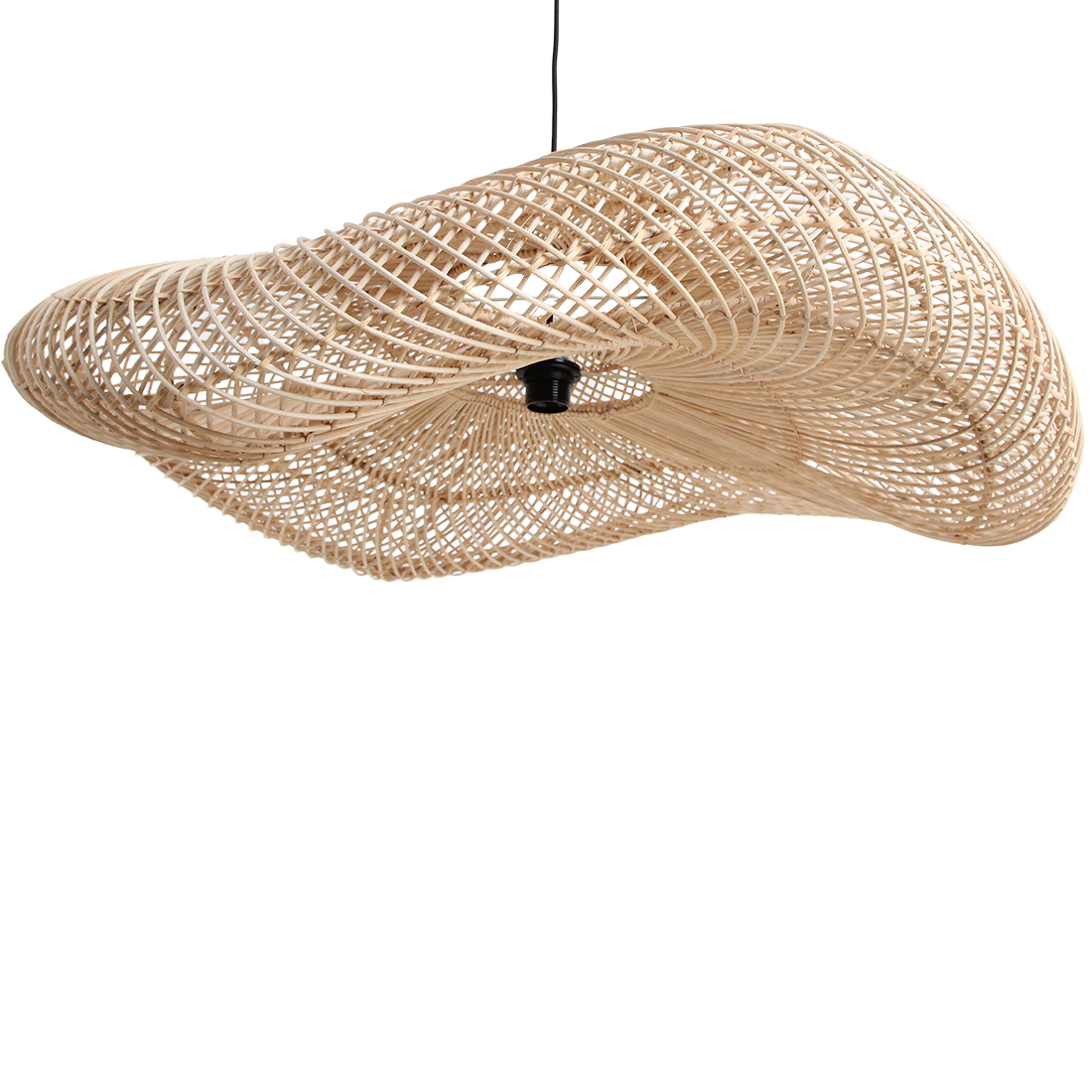 Lámpara colgante Wave Natural XL Raw Materials