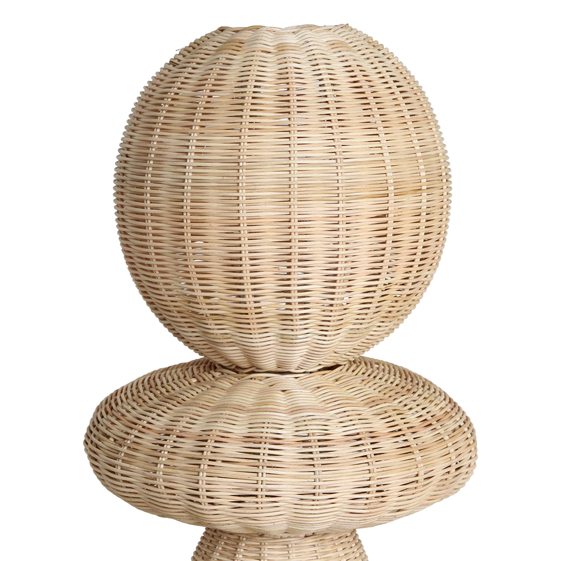 Lámpara de pie Tao de ratán - 140 cm Raw Materials