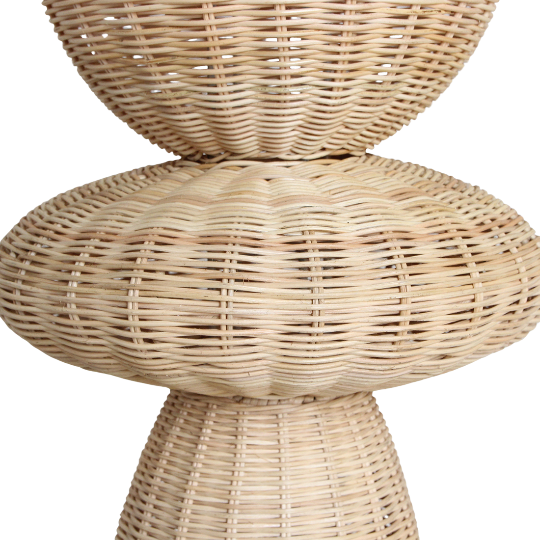 Lámpara de pie Tao de ratán - 140 cm Raw Materials