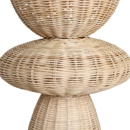 Lámpara de pie Tao de ratán - 140 cm Raw Materials
