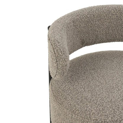 Sillón København Boucle Multíplex/Poliéster Gris/Negro J-Line