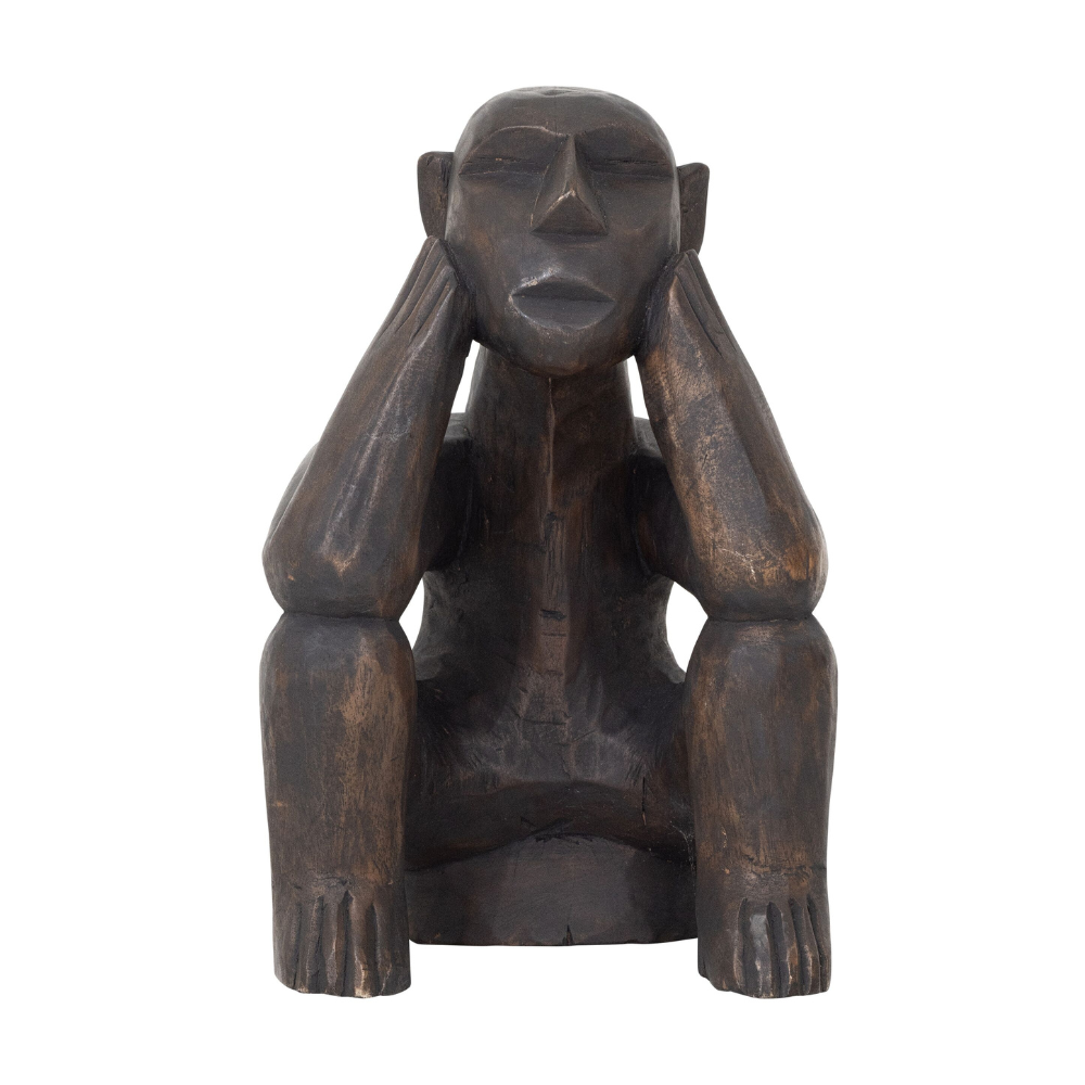 MUST Living Escultura Monkey Do Nothing