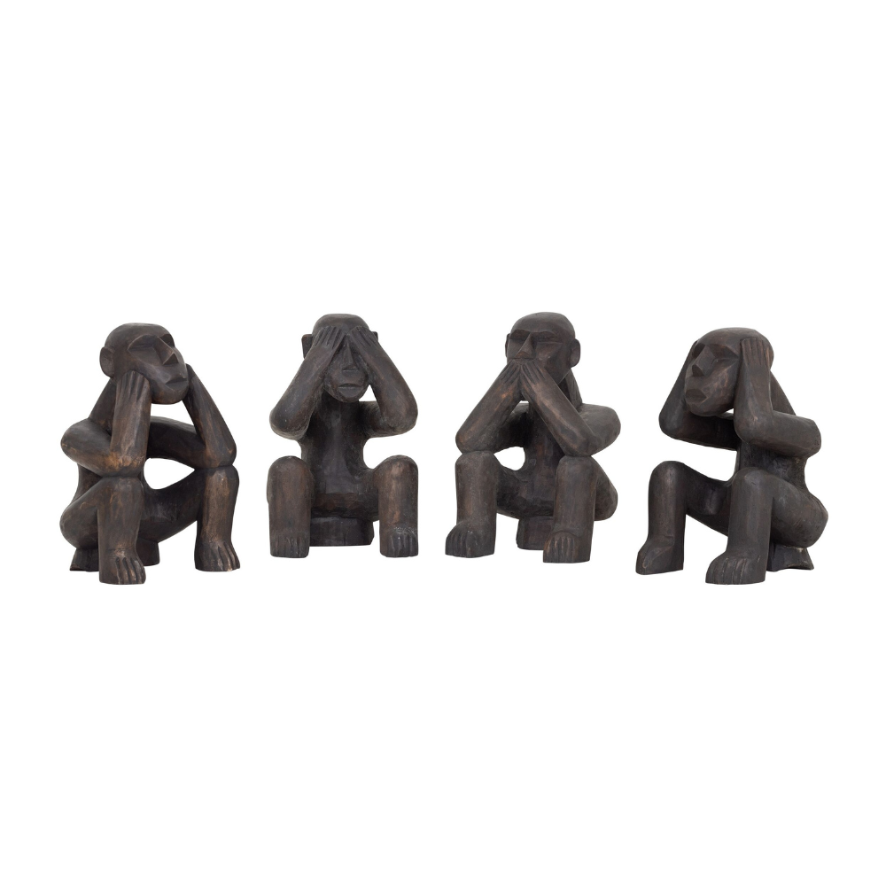 MUST Living Escultura Monkey See Nothing