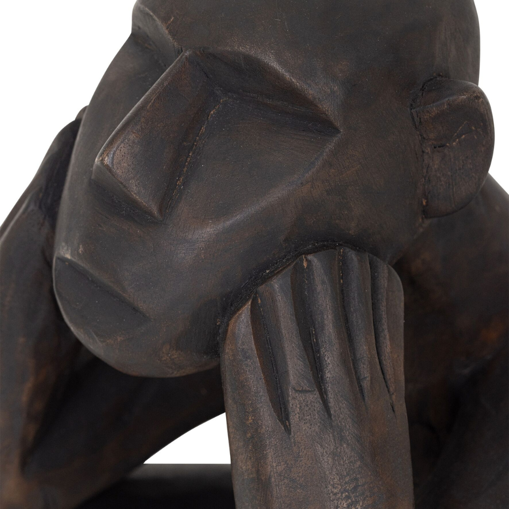 MUST Living Escultura Monkey Do Nothing