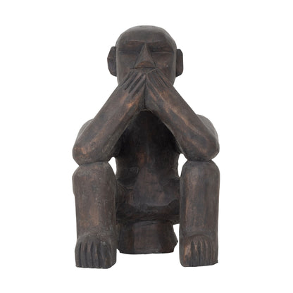 MUST Living Escultura Monkey Say Nothing