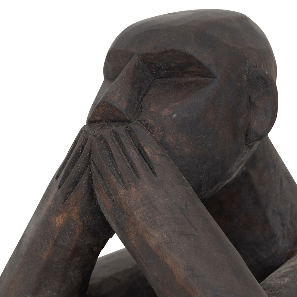 MUST Living Escultura Monkey Say Nothing