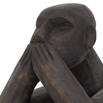 MUST Living Escultura Monkey Say Nothing